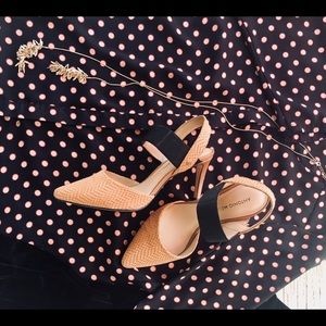 ANTONIO MELANI SLING BACK PUMPS